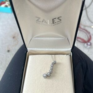 Zales diamond necklace